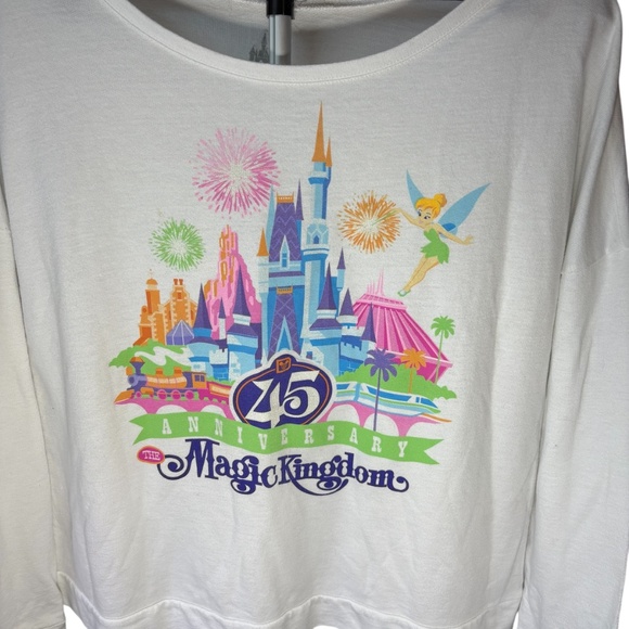 Disney Parks Magic Kingdom 45th Anniversary Long Sleeve Shirt Women’s 2XL - Picture 3 of 4